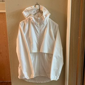 Light Waterproof Jacket in White